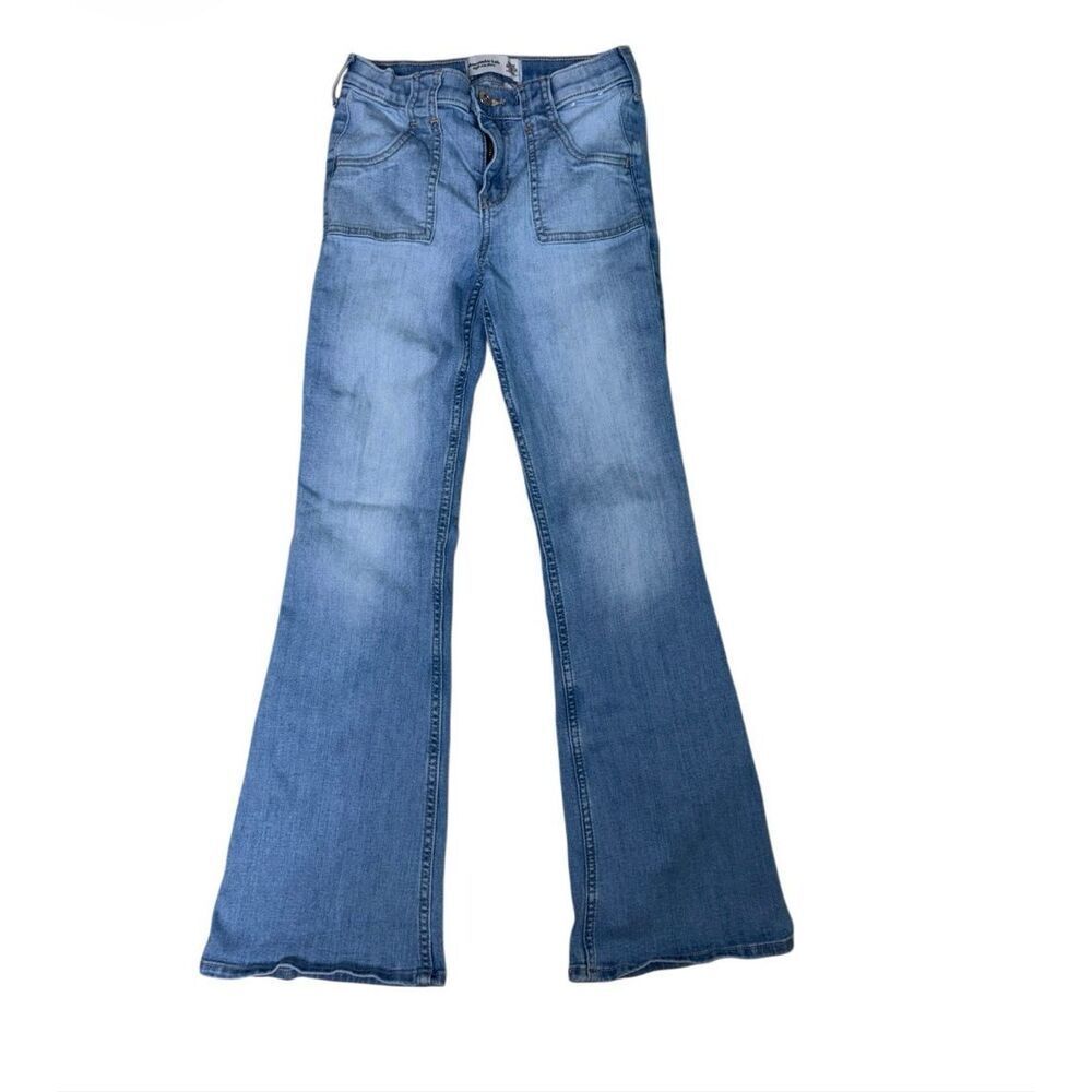 Abercrombie & Fitch Kids High Rise Flare Jeans